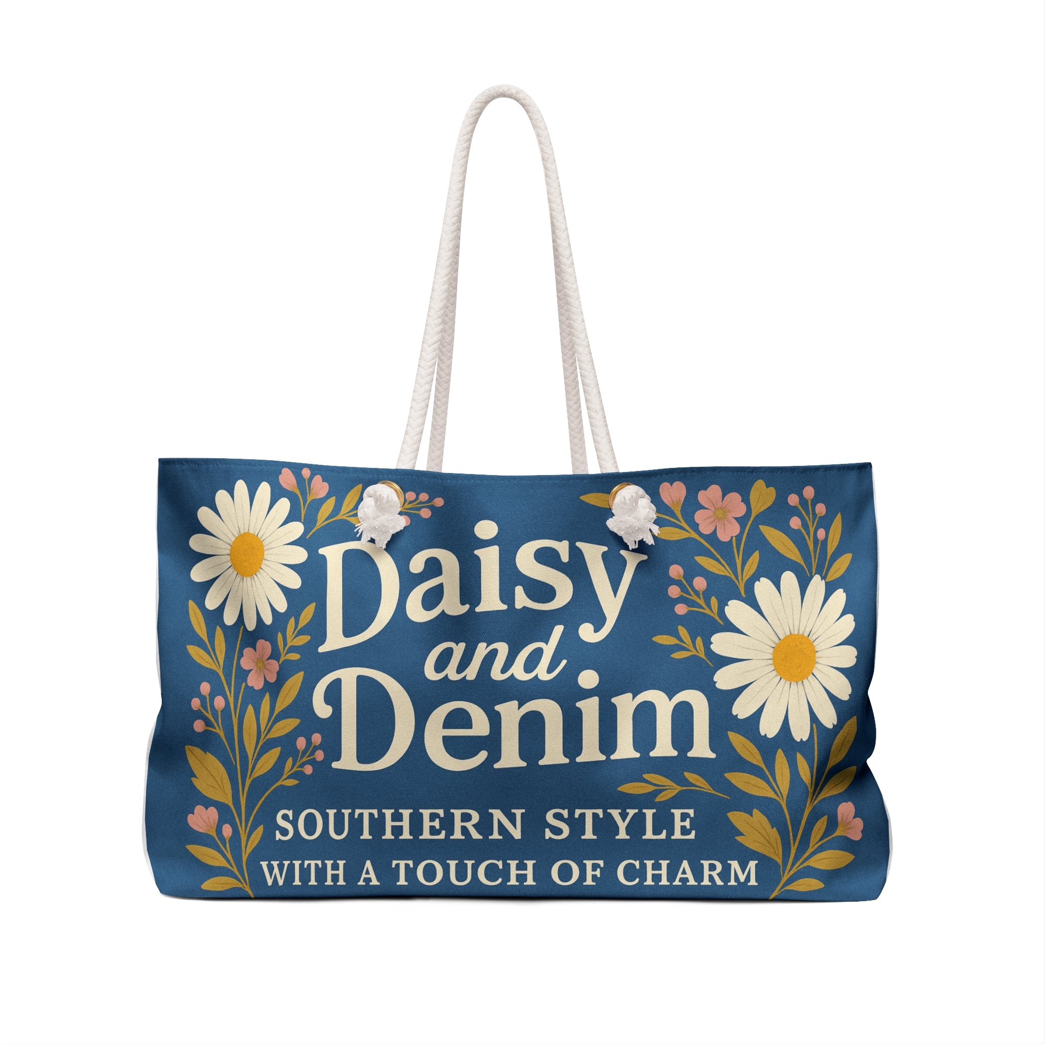 Daisy & Denim Tote Bag