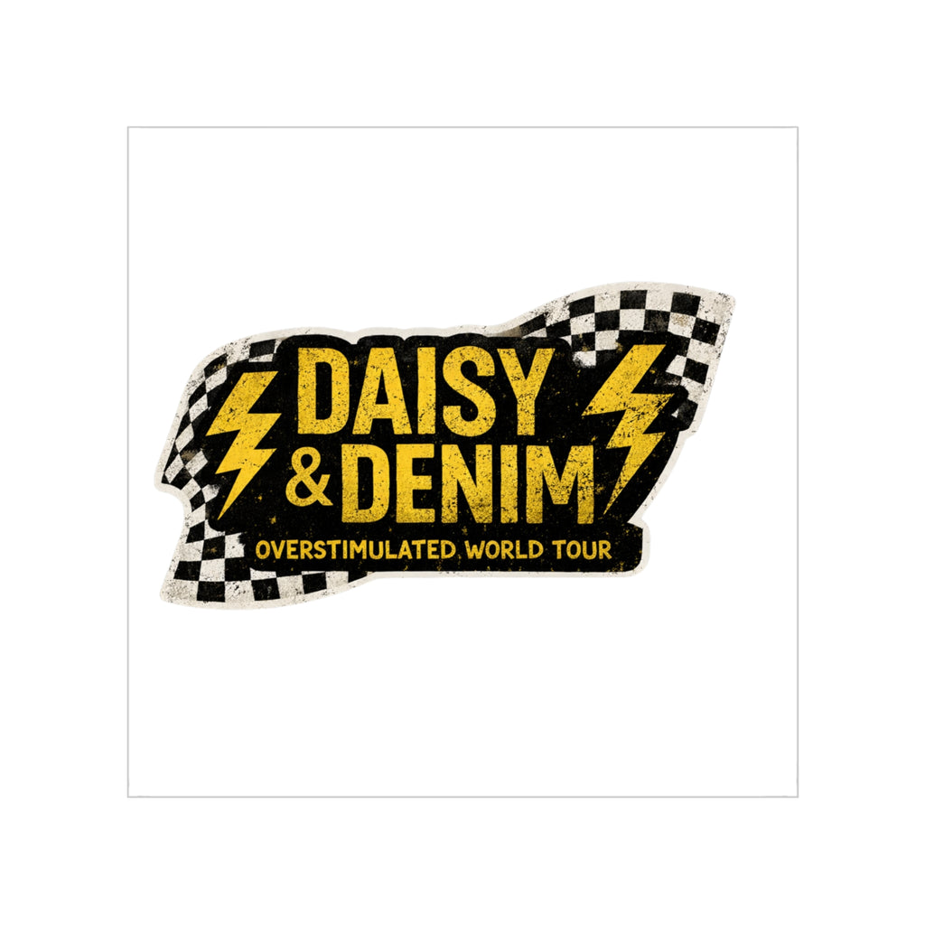 Daisy&Denim Lightning Bolt Sticker (Waterproof)